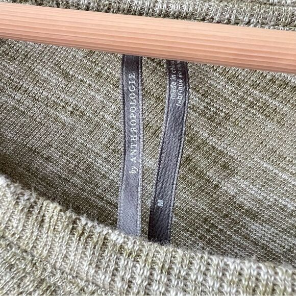 Anthropologie Damiana  Green Dolman Sleeve Pullover Top Size Medium - Picture 5 of 5